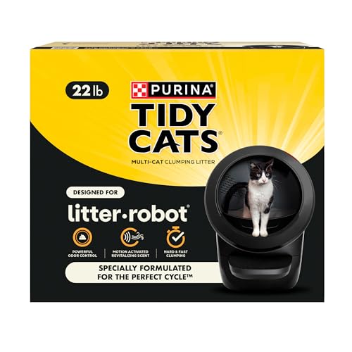 Best Cat Litter for Litter Robot: Top Odor-Control Clumping Options (5 Review) 2 Purina Tidy Cats Cat Litter for Litter-Robot Clumping Cat Litter Odor Control Formula - 22 lb. Box