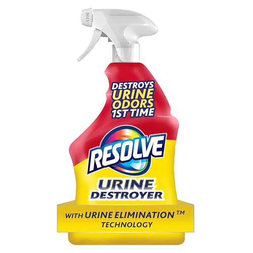 Best Enzyme Cleaner for Cat Urine: Top Picks for Odor Removal 2025 6 Resolve Urine Destroyer Spray – Pet Stain and Odor Remover, Carpet Cleaner Solution for Cat and Dog Urine, 32 Fl Oz